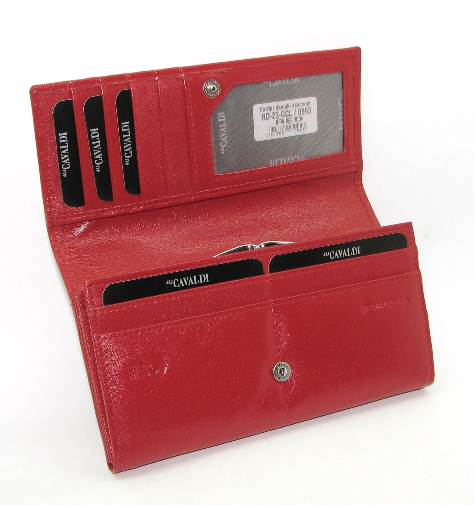 Кошелек женский Cavaldi RD-23-GCL RED Кошелек женский Cavaldi RD-23-GCL RED